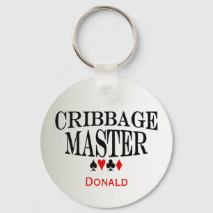 Personalized Cribbage Master Keychain
