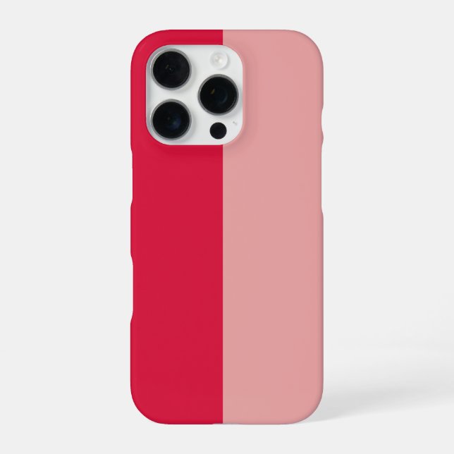 Personalized Crimson iPhone Case with Custom (Back)