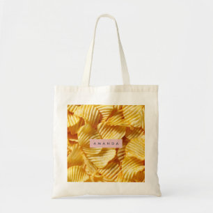 Personalized Crispy Potato Chip Design Tote Bag