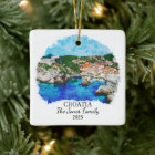 Personalized Croatia Ornament, Croatia Gift