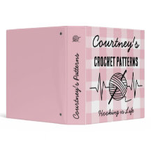 Personalized Crochet Pattern Binder