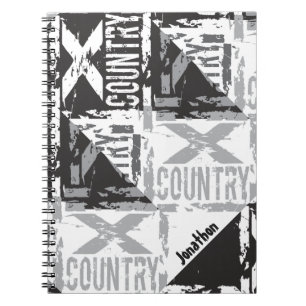 personalized cross country notebook