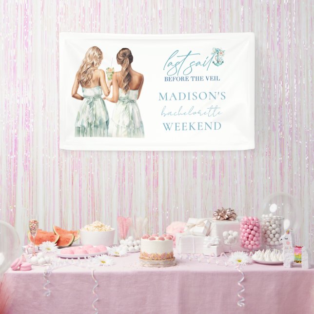 Personalized Cruise Bachelorette Party Banner (Party)