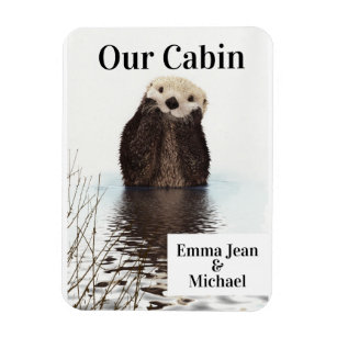 Personalized Cruise Door Cute Sea Otter Magnet