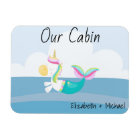 Personalized Cruise Door Sea Mermaid Unicorn