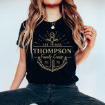 Personalized Cruise Squad Family Matching Group T-Shirt<br><div class="desc">Step into your cruise adventure with style and unity wearing the "Personalized Cruise Squad Family Matching Group T-Shirt." This shirt is the perfect choice for creating a cohesive and personalized look for your cruise squad or family. Whether it's a birthday celebration, a bachelor party cruise, or a family vacation, these...</div>