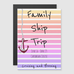 Personalized Cruise Stateroom Magnet