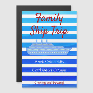 Personalized Cruise Theme Door Magnet