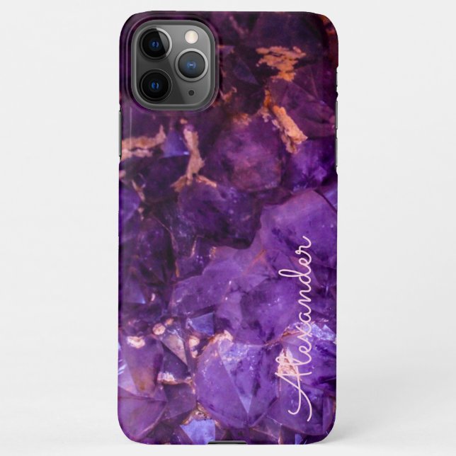 Personalized Crystal Witch Add Name  iPhone Case (Back)