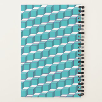Personalized Cube Spiral Notebook