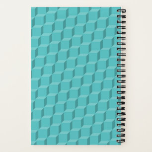 Personalized Cubes Spiral Notebook