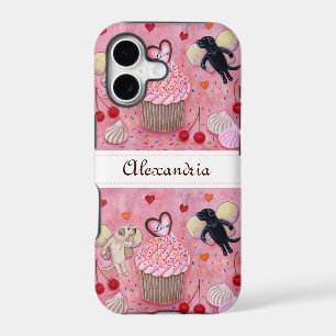 Personalized Cupcake and Labrador Fairies