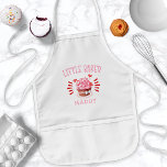 Personalized Cupcake Baking Little Baker Kids Apron<br><div class="desc">Inspire young chefs with this adorable personalized kids' apron, perfect for little bakers who love cupcakes! Featuring a fun cupcake design and customizable with your child’s name, this apron is ideal for baking, cooking, and kitchen play. A great gift for birthdays or holidays, it combines practicality with a touch of...</div>