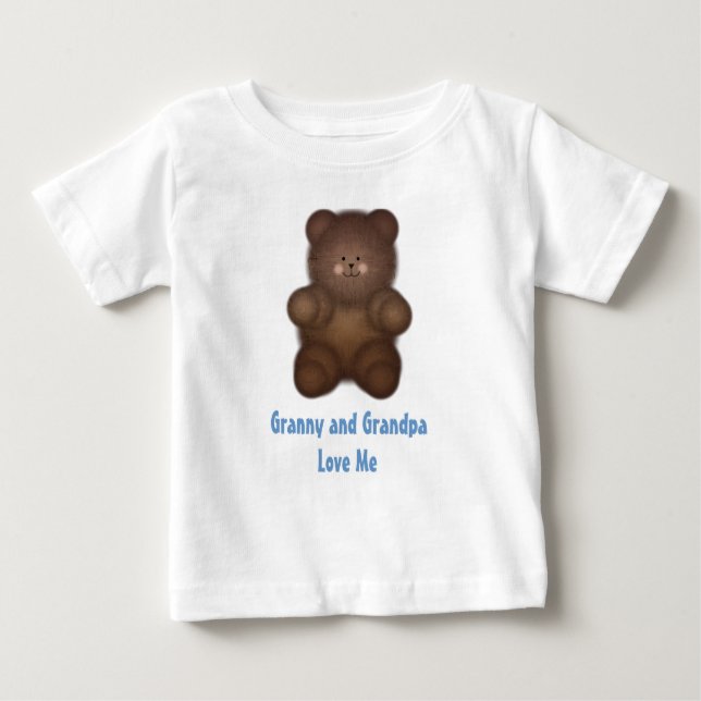 Personalized: Curly Bear T-Shirt (Front)