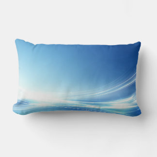 Personalized Cushion – Blue Abstract
