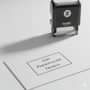 Personalized Custom 1.8" x 0.65" Self-inking Stamp