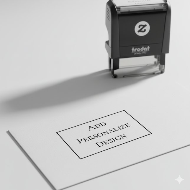 Personalized Custom 2.15" x 0.78" Self-inking Stamp (Creator Uploaded)
