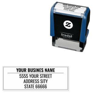Personalized Custom Address Self-inking Stamp