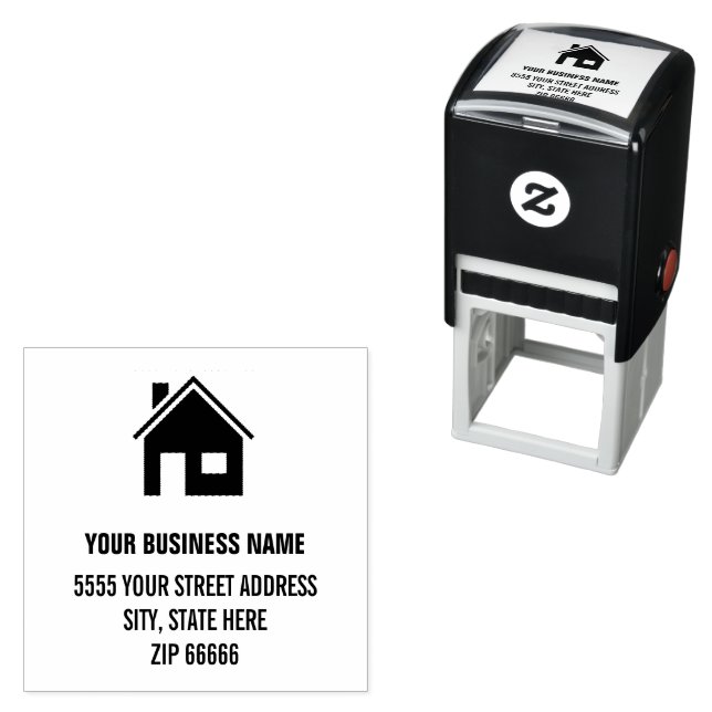 Personalized Custom Address Self-inking Stamp (In Situ)