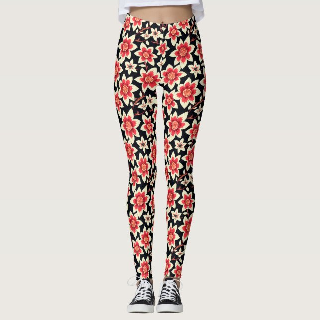Personalized Custom All-Over-Print Leggings (Front)