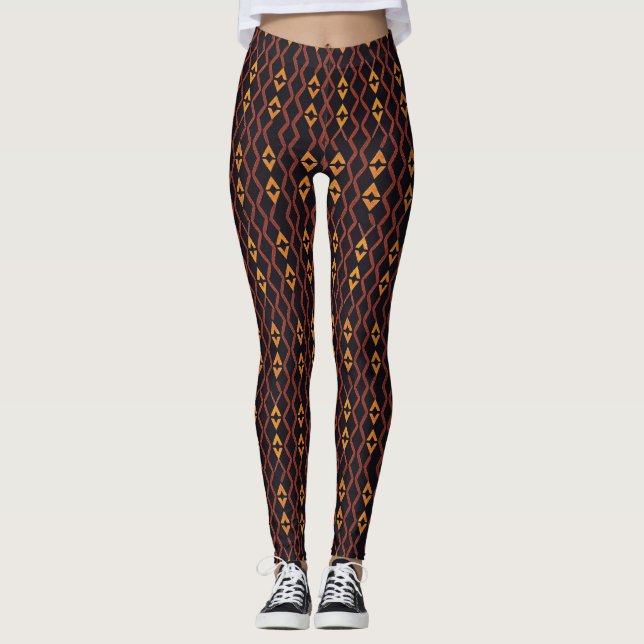 Personalized Custom All-Over-Print Leggings (Front)