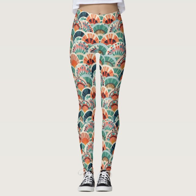 Personalized Custom All-Over-Print Leggings (Front)