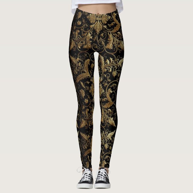 Personalized Custom All-Over-Print Leggings (Front)