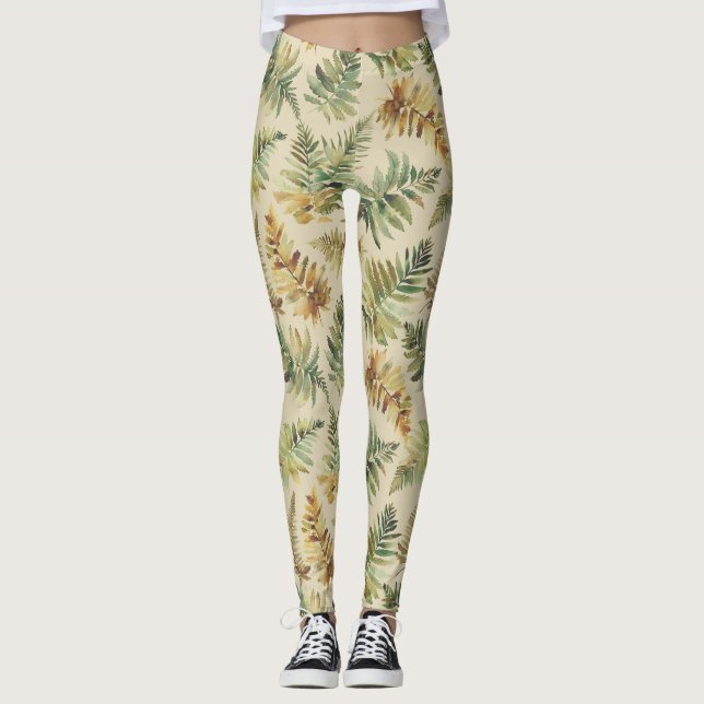 Personalized Custom All-Over-Print Leggings (Front)