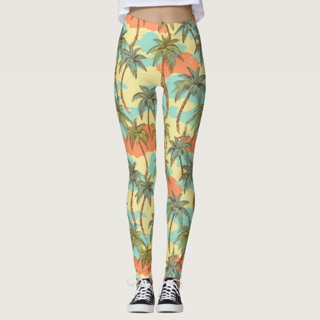 Personalized Custom All-Over-Print Leggings (Front)