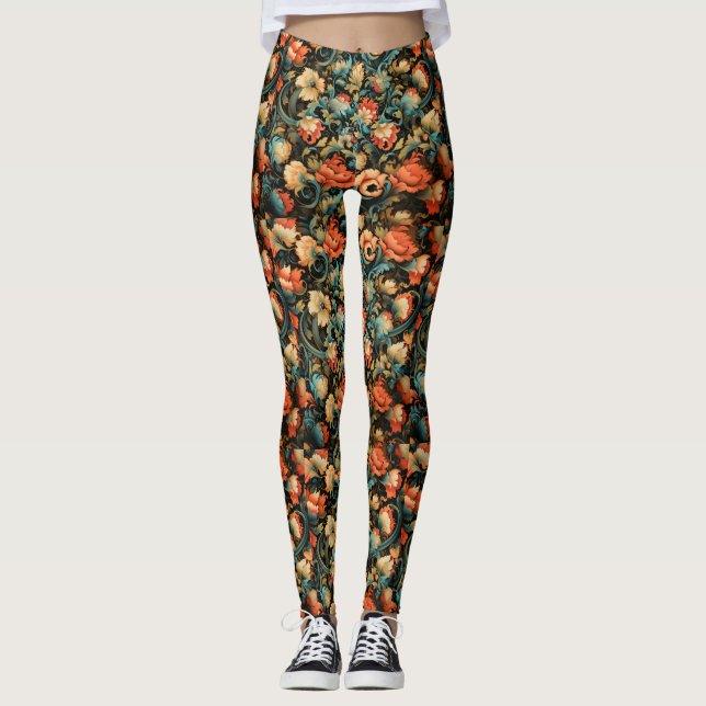 Personalized Custom All-Over-Print Leggings (Front)