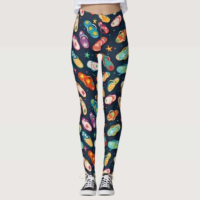 Personalized Custom All-Over-Print Leggings (Front)