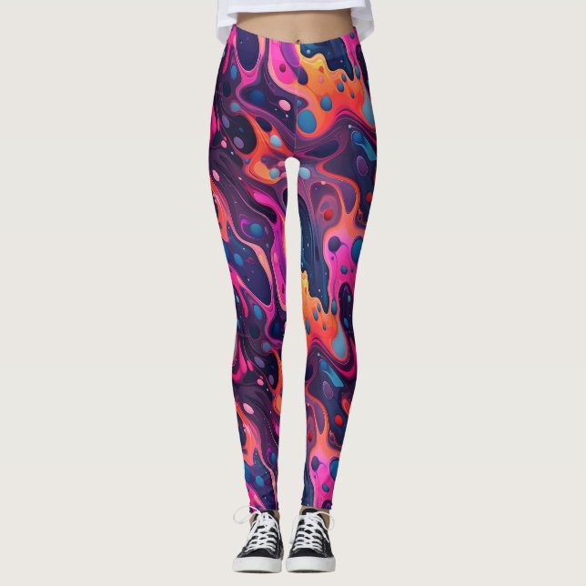 Personalized Custom All-Over-Print Leggings (Front)