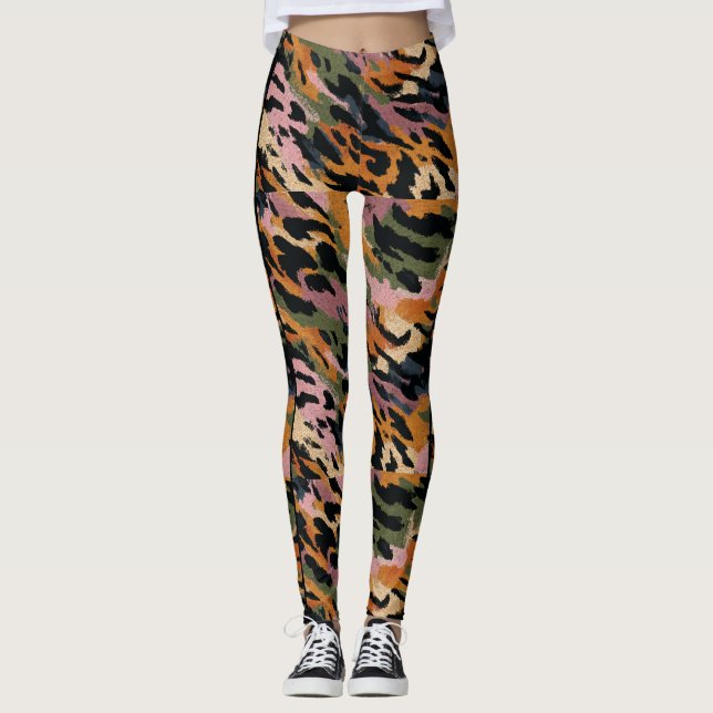 Personalized Custom All-Over-Print Leggings (Front)