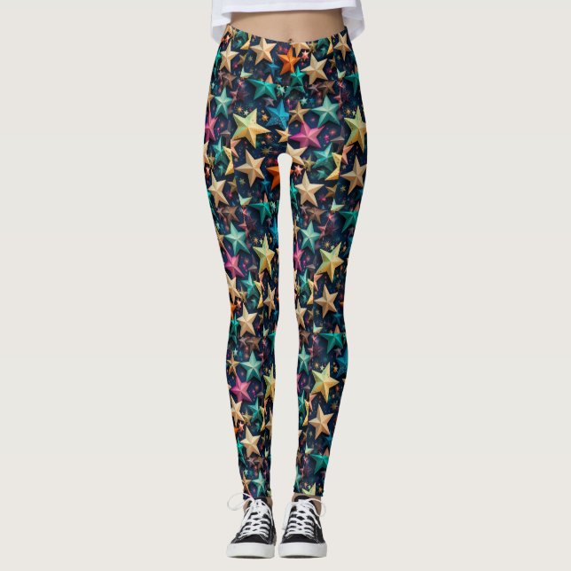 Personalized Custom All-Over-Print Leggings (Front)