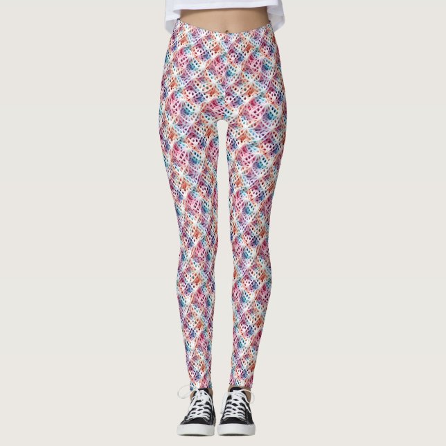 Personalized Custom All-Over-Print Leggings (Front)