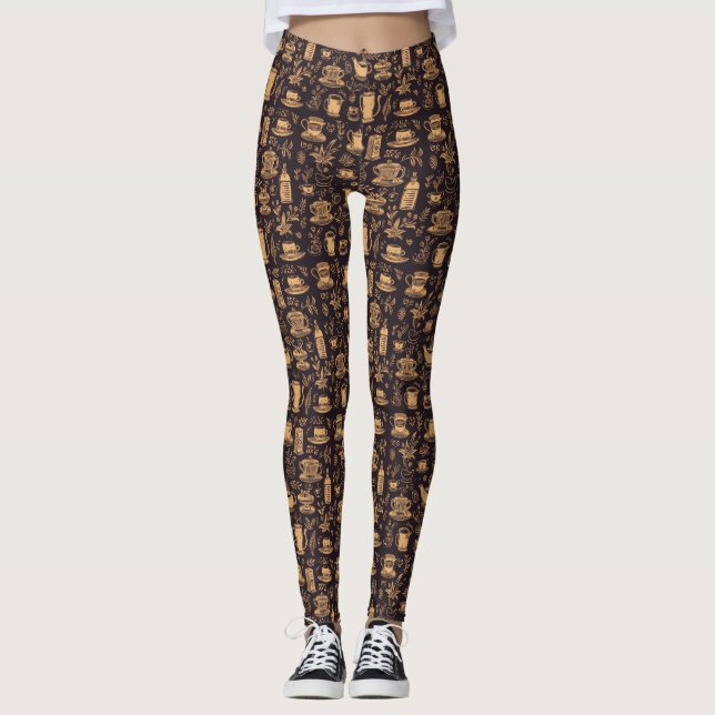 Personalized Custom All-Over-Print Leggings (Front)
