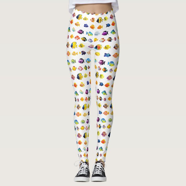 Personalized Custom All-Over-Print Leggings (Front)