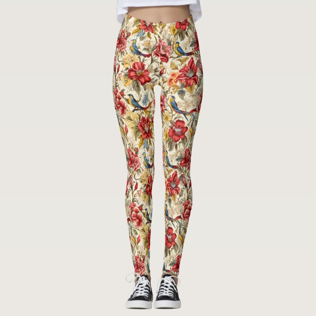 Personalized Custom All-Over-Print Leggings (Front)