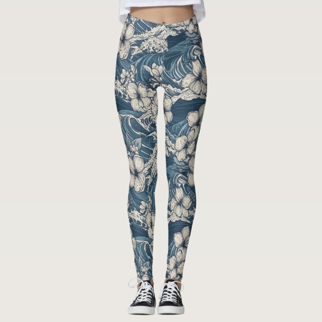 Personalized Custom All-Over-Print Leggings (Front)