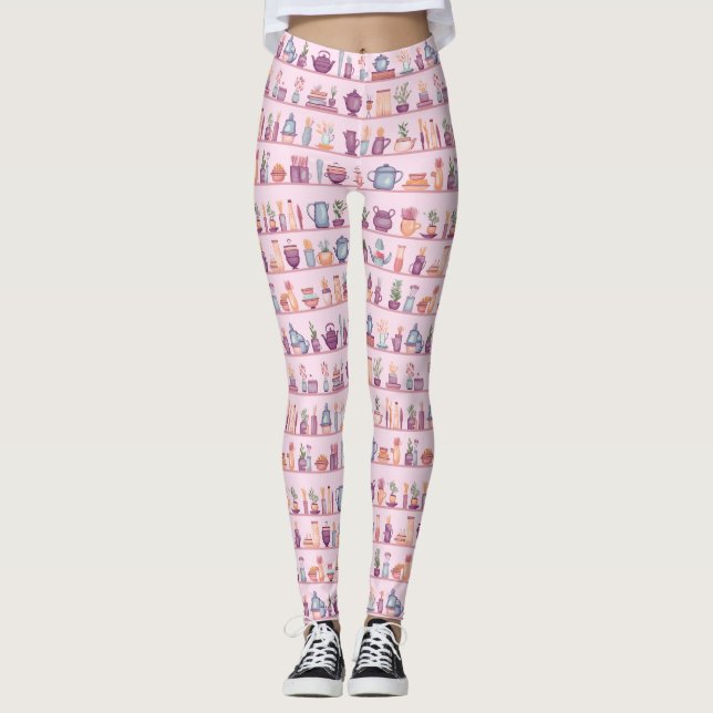 Personalized Custom All-Over-Print Leggings (Front)