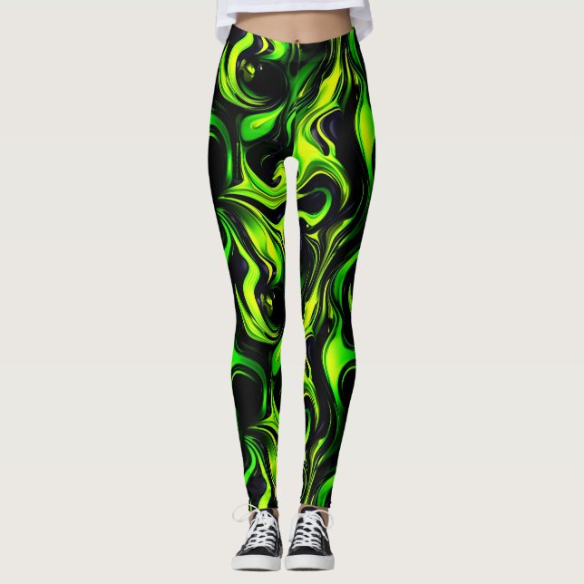 Personalized Custom All-Over-Print Leggings (Front)