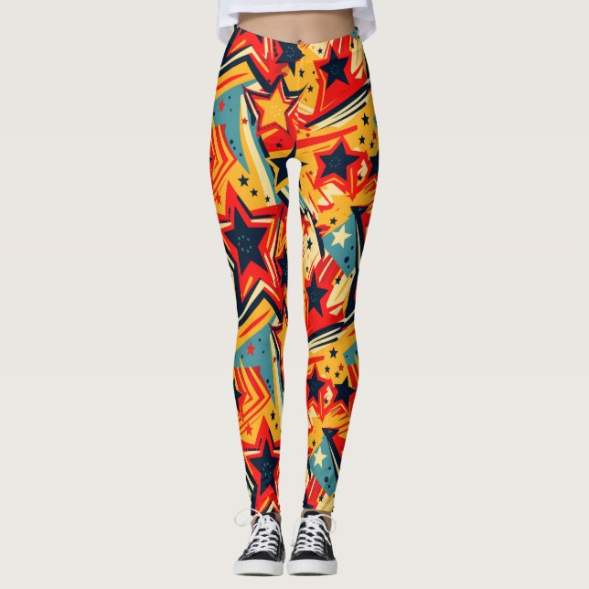 Personalized Custom All-Over-Print Leggings (Front)