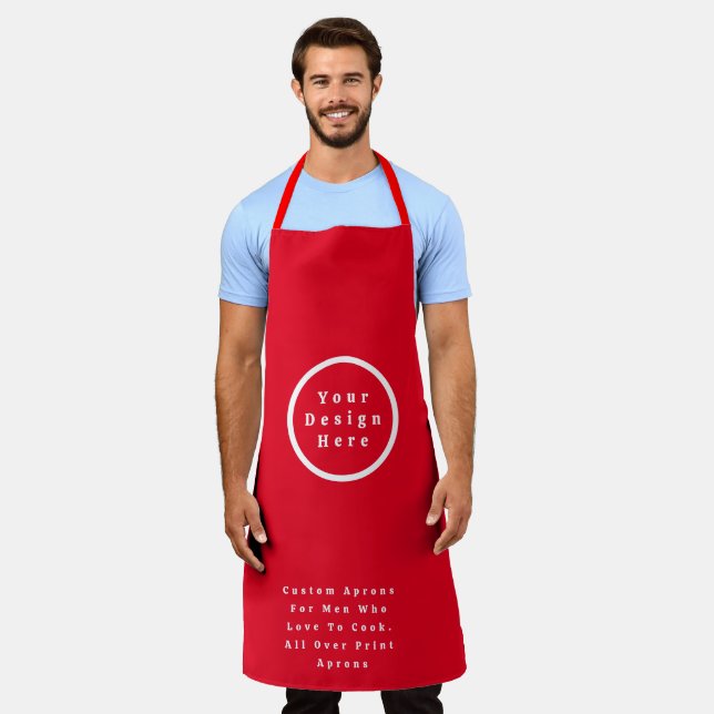 Personalized Custom Aprons for Men & Women (Worn)