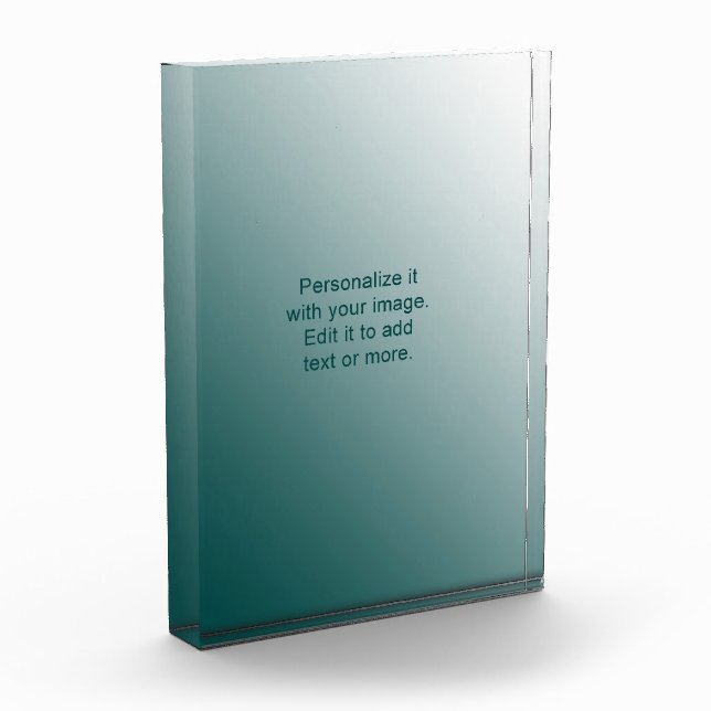 Personalized Custom Artwork Photo Text Photo Block (Left)