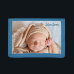 Personalized Custom Baby Photo Trifold Wallet<br><div class="desc">What a really useful gift, photo Wallets make, just add your own special image and text, it's so easy to change the colour of the wallet to go with the photo. An excellent way to carry a treasured family photo with you, or any other image of your choice, grandparents would...</div>