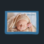 Personalized Custom Baby Photo Trifold Wallet<br><div class="desc">What a really useful gift, photo Wallets make, just add your own special image and text, it's so easy to change the colour of the wallet to go with the photo. An excellent way to carry a treasured family photo with you, or any other image of your choice, grandparents would...</div>