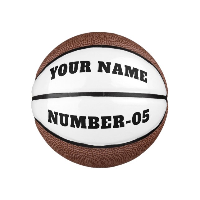 Personalized Custom Basketball –Your Text Here (Front)
