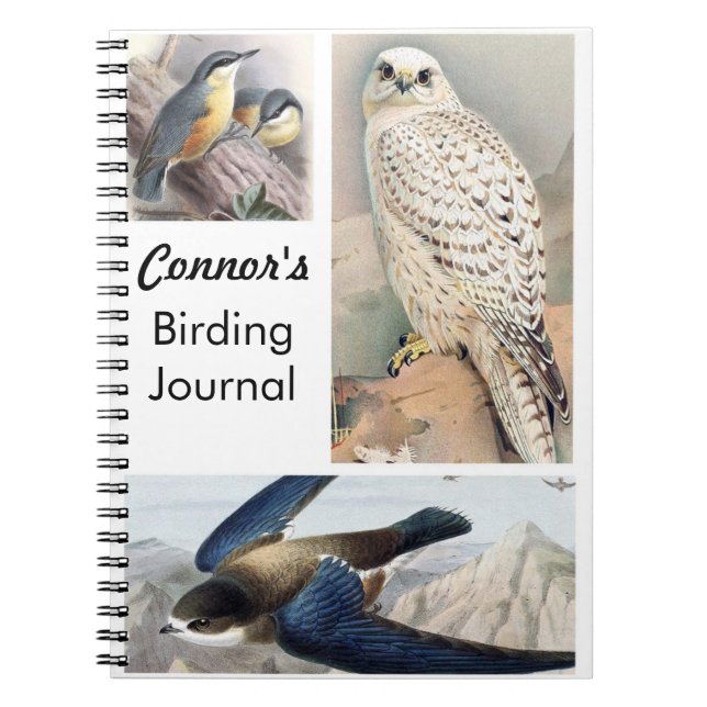 Personalized Custom Birding Journal (Front)