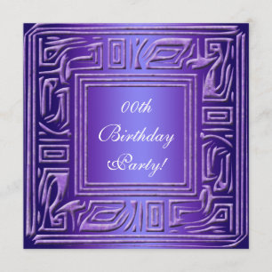 Personalized Custom Birthday Party Invitations