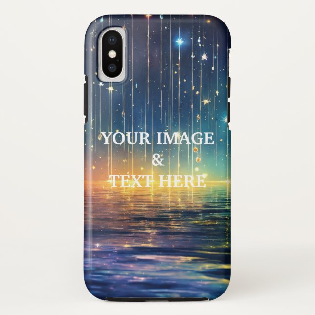 Personalized Custom Black Your Own Photo Case-Mate iPhone Case (Back)